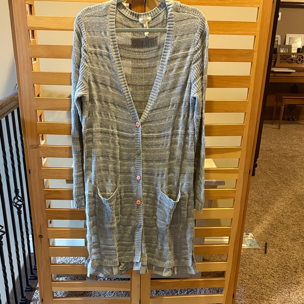 Matilda Jane Gray Women's Cardigan Sweater